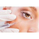 aplicação de toxina botulínica nos olhos clínica Santo Amaro